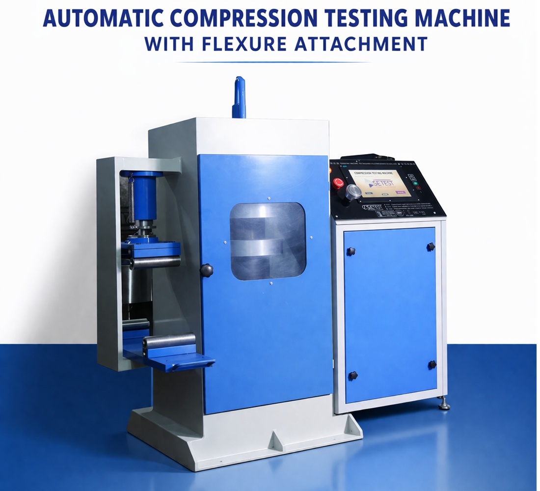 Fully Automatic Compression Testing Machine with Servo/Drive control and a Touch Screen Digital Indicator