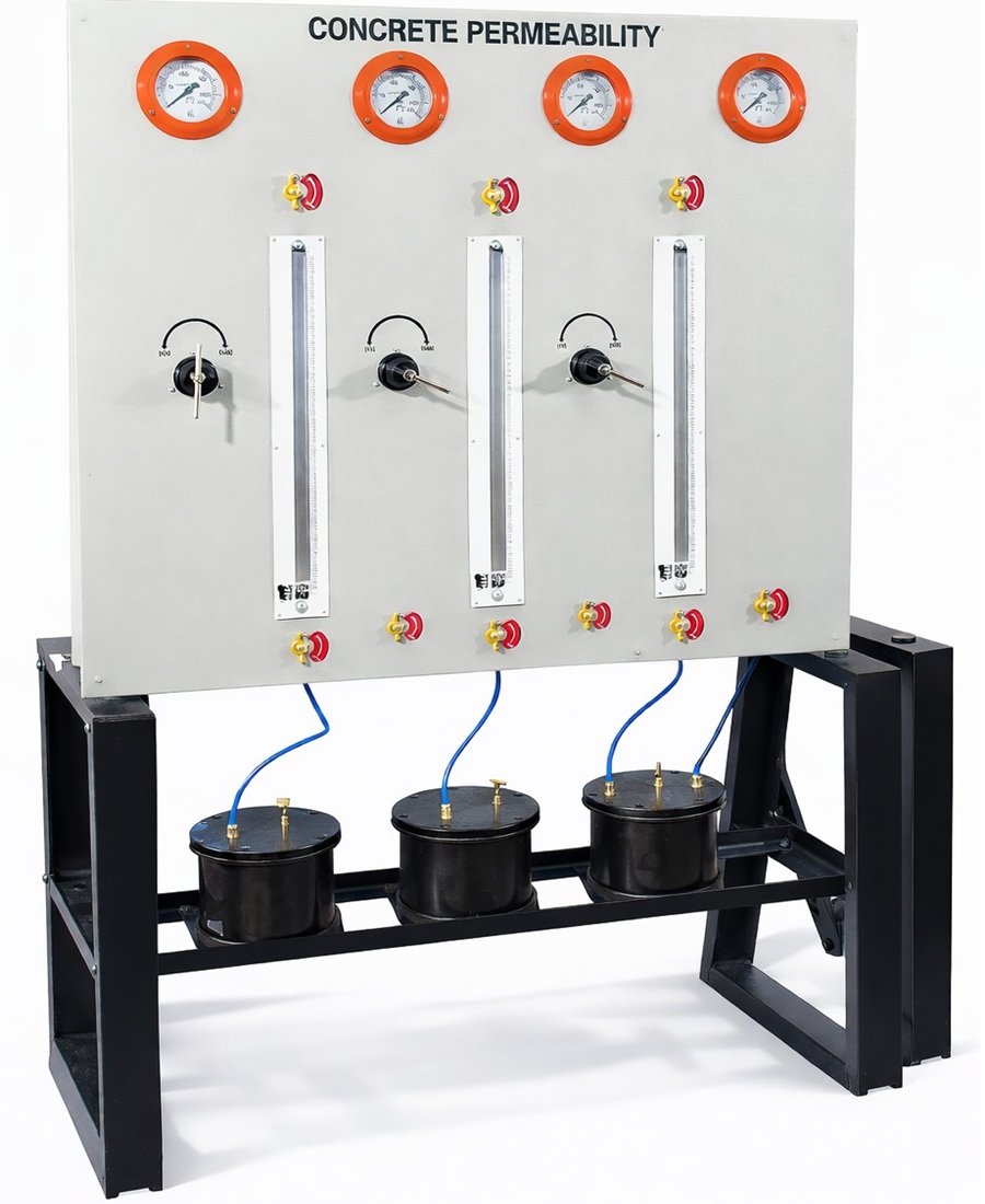 Concrete Permeability Test Apparatus Three Gang
