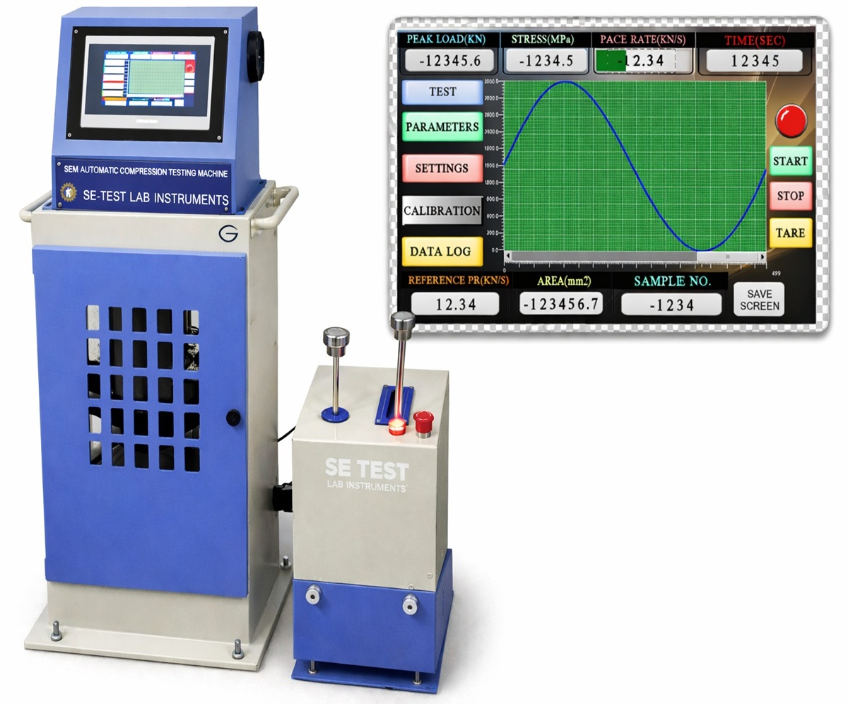 Semi Automatic Compression Testing Machine Power Pack Type